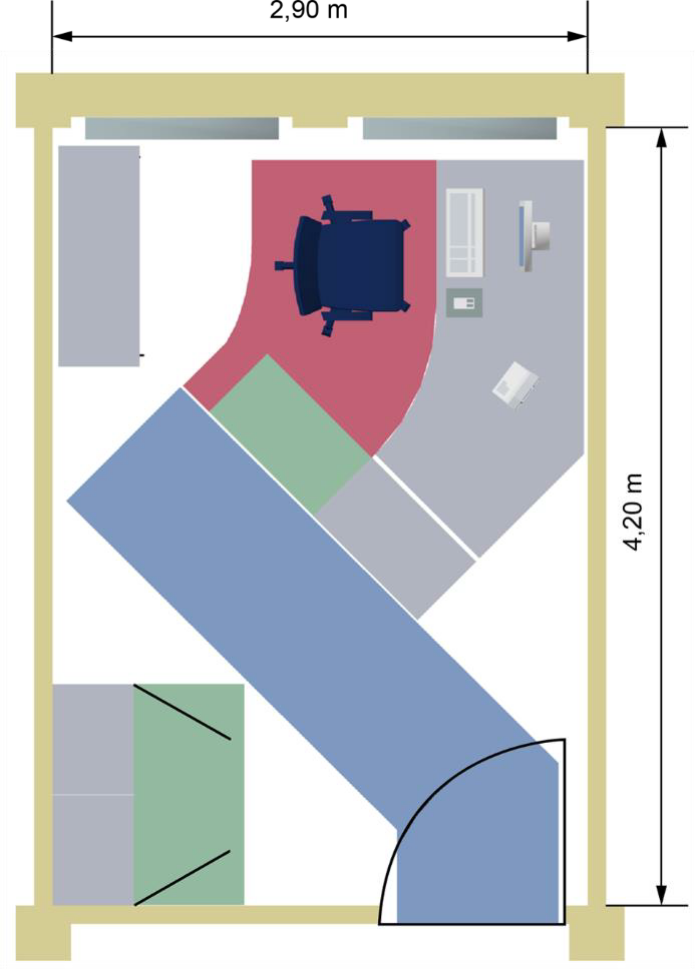 Abb. 14: Zellenbüro/Einzelbüro Beispiel 2