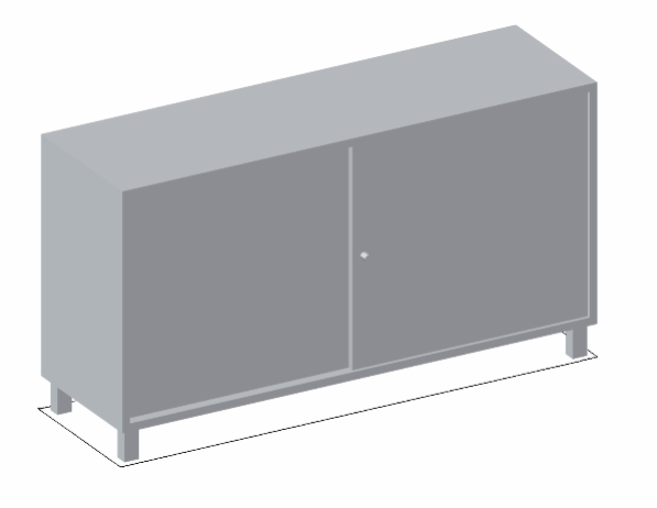 Abb. 6: Stellfläche eines Schrankes